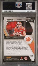 Graded 2021 Panini Prizm DP Trevor Lawrence #106 Red Ice Rookie RC Football Card PSA 10 Gem Mint (ONLINE ORDER ONLY)