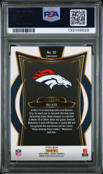 Graded 2024 Panini Select Bo Nix #30 Black & Green Shock Rookie RC Football Card PSA 10 Gem Mint (ONLINE ORDER ONLY)