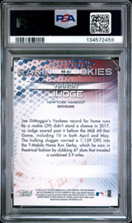 Graded 2017 Topps Bowmans Best Aaron Judge #RRAJ Raking Rookies Rookie RC Baseball Card PSA 10 Gem Mint (ONLINE ORDER ONLY)
