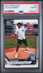 Graded 2025 Topps Now Dylan Harper #340 Rookie RC Baseball Card PSA 10 Gem Mint (ONLINE ORDER ONLY)