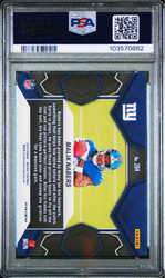Graded 2024 Panini Mosaic Malik Nabers #284 Reactive Blue Rookie RC Football Card PSA 10 Gem Mint (ONLINE ORDER ONLY)