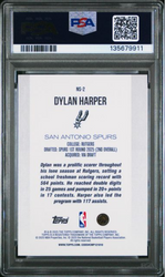 Graded 2025 Topps Dylan Harper #NS2 New School Rookie RC Basketball Card PSA 10 Gem Mint (ONLINE ORDER ONLY)
