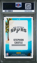 Graded 2024 Panini Donruss Optic Stephon Castle #14 Splash! Rookie RC Basketball Card PSA 10 Gem Mint (ONLINE ORDER ONLY)