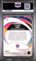 Graded 2024 Panini Prizm Alexandre Sarr #1 Instant Impact Rookie RC Basketball Card PSA 10 Gem Mint (ONLINE ORDER ONLY)