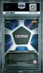 Graded 2024 Panini Prizm Draft Picks Stephon Castle #15 Deep Space Rookie RC Basketball Card PSA 10 Gem Mint (ONLINE ORDER ONLY)