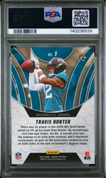 Graded 2025 Panini Mosaic Travis Hunter #1 Elevate Mosaic Rookie RC Football Card PSA 10 Gem Mint (ONLINE ORDER ONLY)