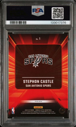 Graded 2024 Panini Donruss Optic Stephon Castle #1 Express Lane Purple Rookie RC Basketball Card PSA 10 Gem Mint (ONLINE ORDER ONLY)