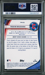 Graded 2024 Topps Bowmans Best Travis Bazzana #TP21 Top Prospects Rookie RC Baseball Card PSA 10 Gem Mint (ONLINE ORDER ONLY)