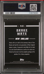 Graded 2024 Topps Finest Drake Maye #FG20 Field Generals Rookie RC Football Card PSA 10 Gem Mint (ONLINE ORDER ONLY)