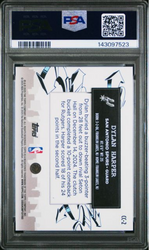 Graded 2025 Topps Dylan Harper #CC2 Clutch City Prospects Holo Foil Rookie RC Basketball Card PSA 10 Gem Mint