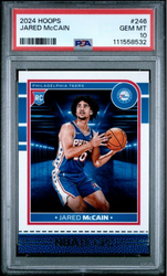 Graded 2024 Panini Hoops Jared McCain #246 Rookie RC Basketball Card PSA 10 Gem Mint