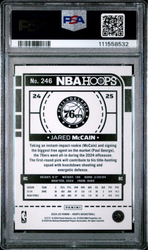 Graded 2024 Panini Hoops Jared McCain #246 Rookie RC Basketball Card PSA 10 Gem Mint