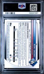 Graded 2025 Topps Bowman Chrome Roki Sasaki #12 Rookie RC Baseball Card PSA 10 Gem Mint
