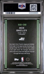 Graded 2025 Topps Ace Bailey #SS30 Scan and Slam Rookie RC Basketball Card PSA 10 Gem Mint