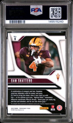 Graded 2025 Panini Prizm Draft Picks Cam Skattebo #9 Rookie RC Football Card PSA 10 Gem Mint