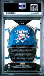 Graded 2022 Panini Select Jalen Williams #90 Blue Rookie RC Basketball Card PSA 10 Gem Mint