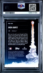Graded 2025 Topps Bowman Chrome Nick Kurtz #AD23 Adios Rookie RC Baseball Card PSA 10 Gem Mint