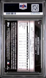 Graded 2025 Topps Chrome Black Rhett Lowder #111 Rookie RC Baseball Card PSA 10 Gem Mint