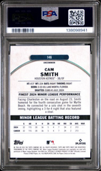 Graded 2025 Topps Finest Cam Smith #146 Rookie RC Baseball Card PSA 10 Gem Mint