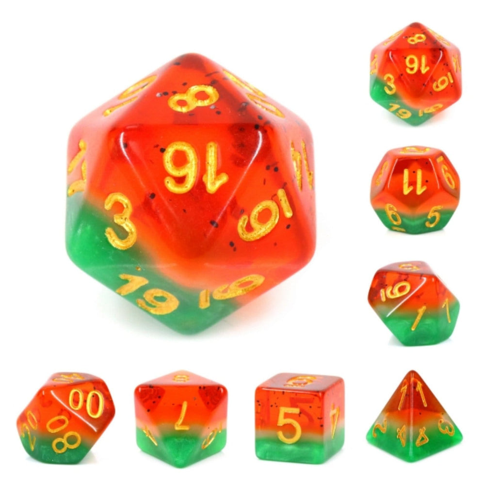 Watermelon RPG Dice Set (ONLINE ORDER ONLY)