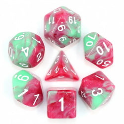 Strawberry Creme RPG Dice Set (ONLINE ORDER ONLY)