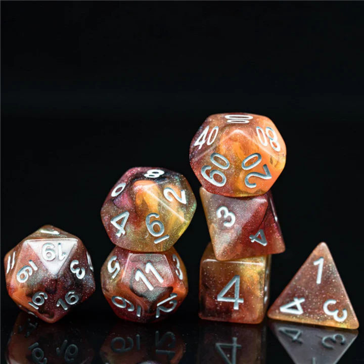 Copper Cosmos RPG Dice Set (ONLINE ORDER ONLY)