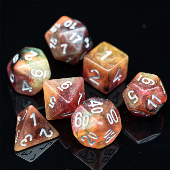 Copper Cosmos RPG Dice Set (ONLINE ORDER ONLY)