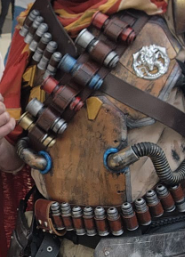 Leather Shell Bandolier Belt Costume Piece (ONLINE ORDER ONLY)