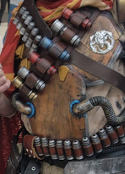 Leather Shell Bandolier Belt Costume Piece (ONLINE ORDER ONLY)