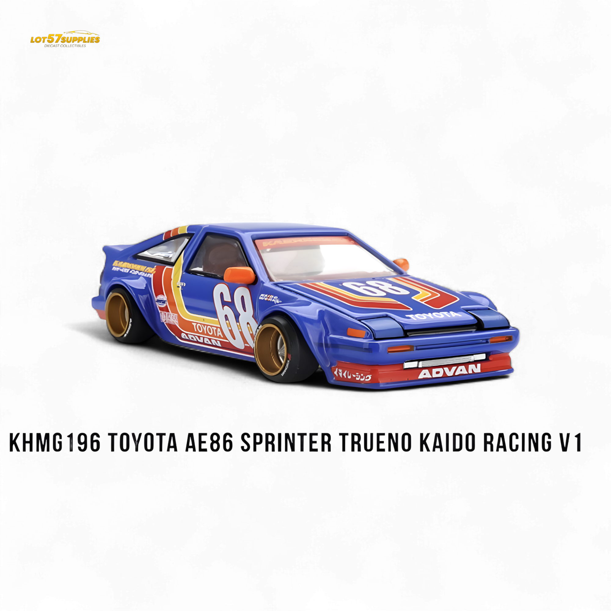 (Pre-Order) Mini GT Toyota AE86 Sprinter Trueno Kaido Racing V1 - 1/64 (ONLINE ORDER ONLY)