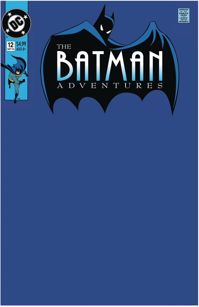 BATMAN ADVENTURES #12 FACSIMILE EDITION CVR D BLANK VAR  (03/12/2025) (ONLINE ORDER ONLY)