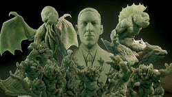 3D Printed Nafarrate Chaugnar Faugn Lovecraftian Bestiary 28 32 mm D&D (Online Only)