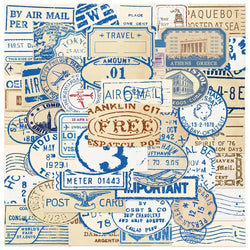 10/50/100PCS Mix World Famous Building Stickers Aesthetic Travel Landmark Decal Graffiti DIY Phone Suitcase Luggage Guitar Decal (ONLINE ORDER ONLY)