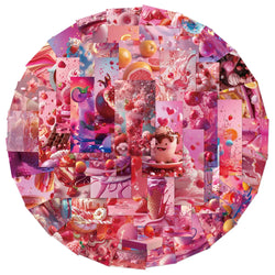 Cute Cartoon Pink Food Stickers Pack - Laptop, Water Bottle, Phone Decoration (Online Order Only)