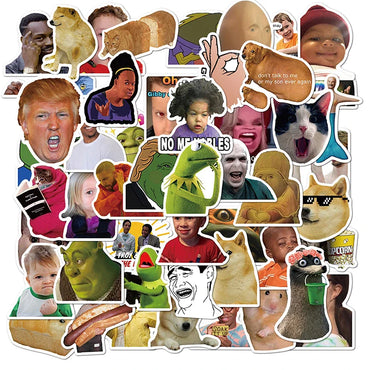10/30/50PCS Kawaii Funny Sticker Aesthetic Children's PVC Sketchbook Decoration Scrapbooking School Stationery Supplies for Kids (Online Order Only)