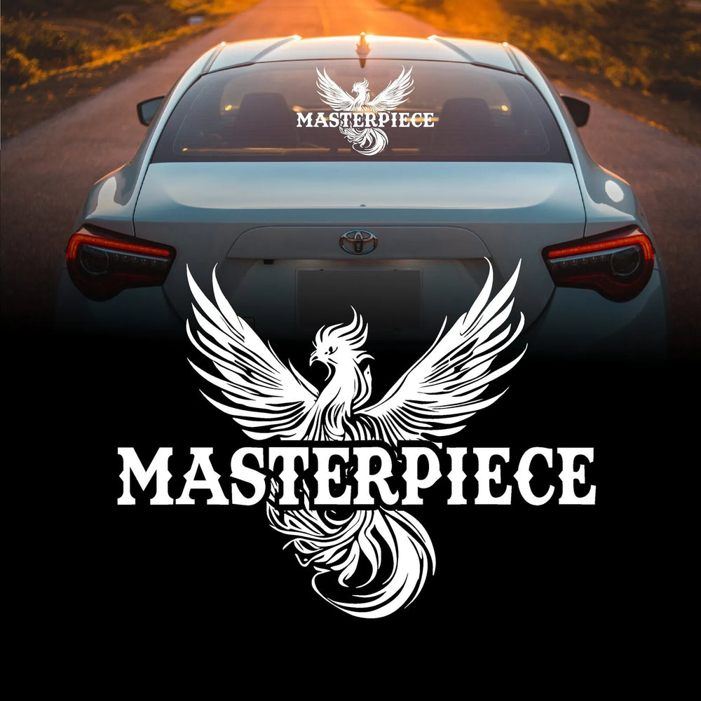 Masterpiece Phoenix for Car Sticker Decoration Door Large Rear Windshield Window External Accessories Waterproof PVC Vinyl Decal (ONLINE ORDER ONLY)