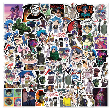 10/30/50pcs Gorillaz Band Sticker Packs (ONLINE ORDER ONLY)