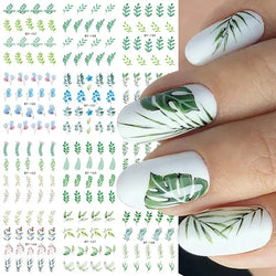 Sakura Flower Nail Stickers Cherry Blossom Decals Floral Manicure Decoration (ONLINE ORDER ONLY)