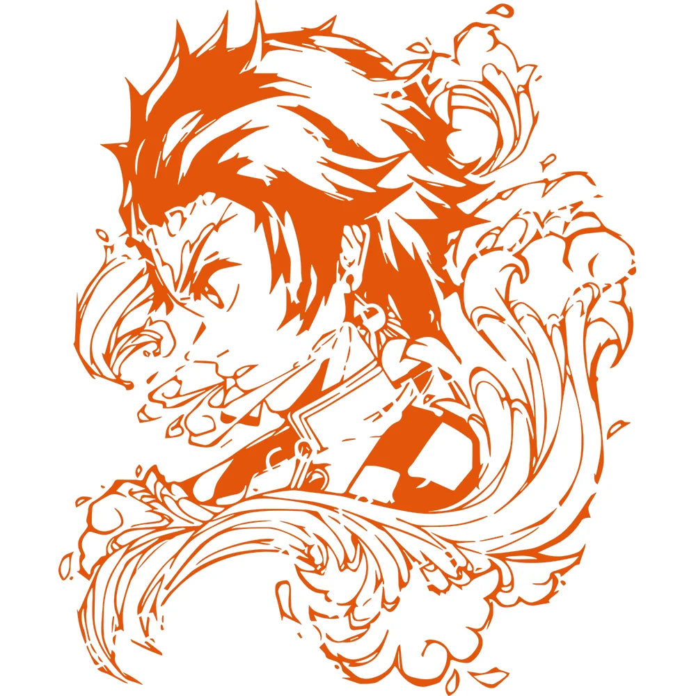 Japanese Anime Car Sticker Individual Decoration Door Donnet External Parts Waterproof Die-Cutting PVC Vinyl Decals (ONLINE ORDER ONLY)