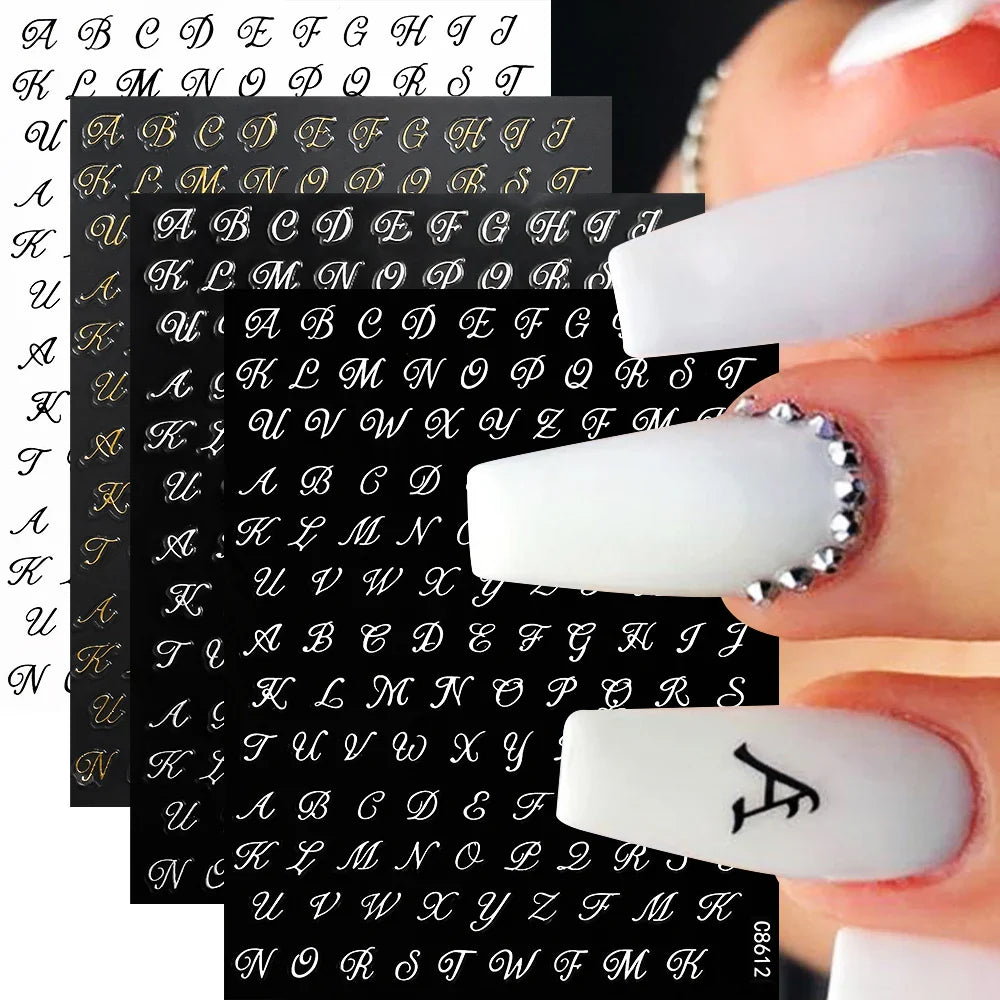 4pcs Elegant Metallic Butterfly Nail Art Stickers Holographic Silvery Chrome Effect Butterfly Sliders for Nails Manicure Decors* (ONLINE ORDER ONLY)