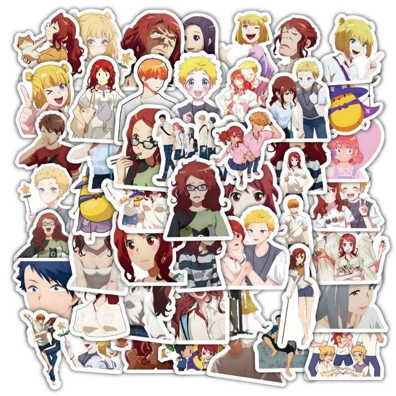 Crying Freeman Killer's Romance Cartoon Sticker Pack (60pcs) for Laptop, Phone, Suitcase, Water Bottle, Stationery (Online Order Only)