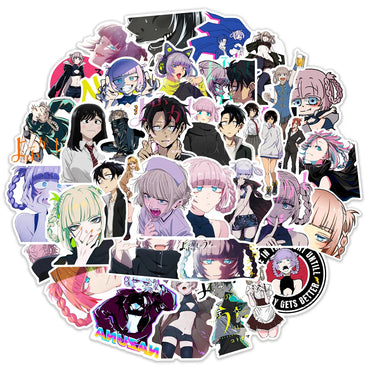 10/30/50PCS Call Of The Night Anime Stickers Kou Nazuna Sticker Waterproof Laptop Skateboard Motorcycle Guitar Phone Girls Decal (ONLINE ORDER ONLY)