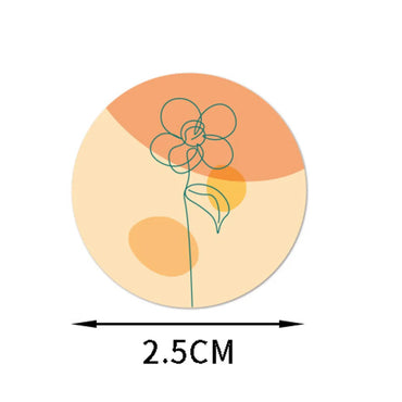 100-500pcs Cute Scrapbooking Stationery Stickers Envelope Sealing Label Personalized Small Business Gift Decor Stickers (ONLINE ORDER ONLY)
