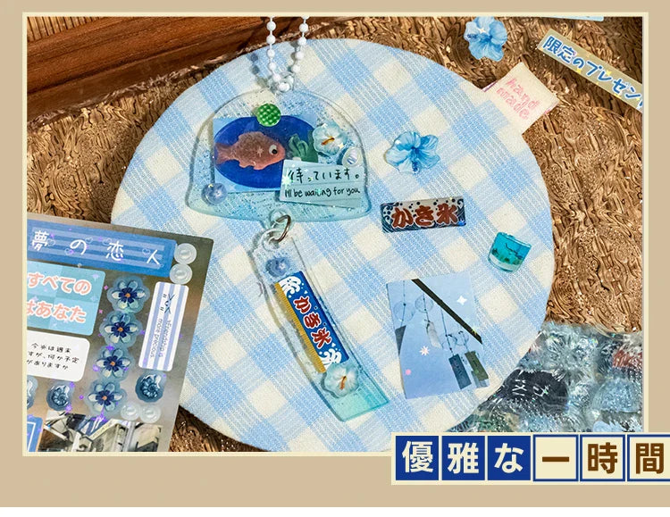 6Pcs/lot Cute Retro Y2K Die-cut Flash Stickers Decorative Stickers for Scrapbooking DIY Phone Case Decoration Collage Material (ONLINE ORDER ONLY)