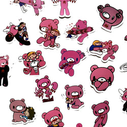 10/30/50PCS Cute Angry Bears Stickers For Laptop Phone Luggage Skateboard  Motorcycle Bike Cartoon Decal Kids DIY Waterproof Toy (Online Order Only)