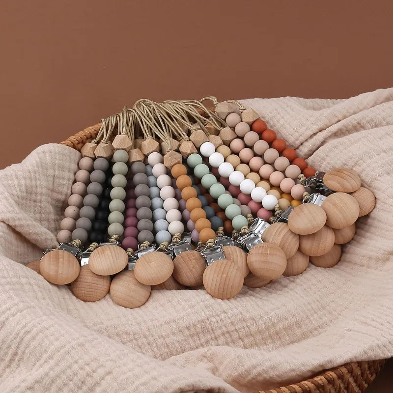 Teething Beads Pacifier Clip (ONLINE ORDER ONLY)