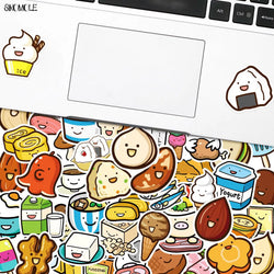 Cartoon Fruit Vegetable Dessert Stickers 10/30/50PCS Kids DIY Toy Laptop Reward (Online Order Only)