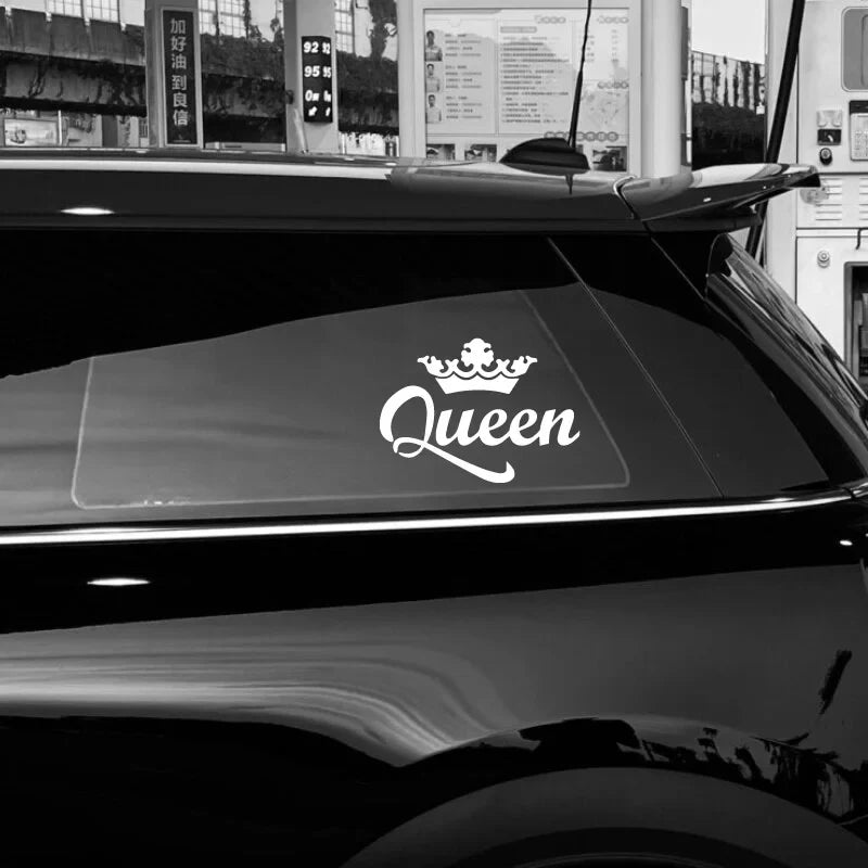 CROWN QUEEN Car Stickers, Fashion Waterproof Vinyl Decal Auto Sticker Car Styling Decoration Accessories (ONLINE ORDER ONLY)