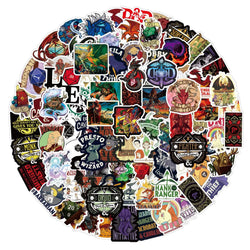 Dungeons & Dragons Stickers Pack - Game, Laptop, Car, Skateboard, Guitar (Online Order Only)
