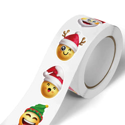 100-500pcs Heterotypic Christmas Themed Stickers 8 Designs DlY Graffiti Holiday Party Decoration label Stationery Sticker (ONLINE ORDER ONLY)